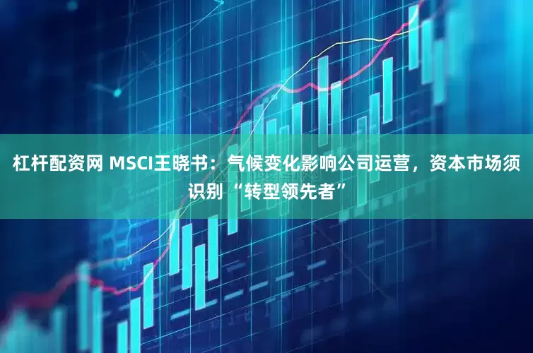 杠杆配资网 MSCI王晓书：气候变化影响公司运营，资本市场须识别 “转型领先者”